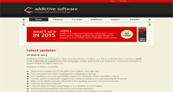 Desktop Screenshot of addictivesoftware.com